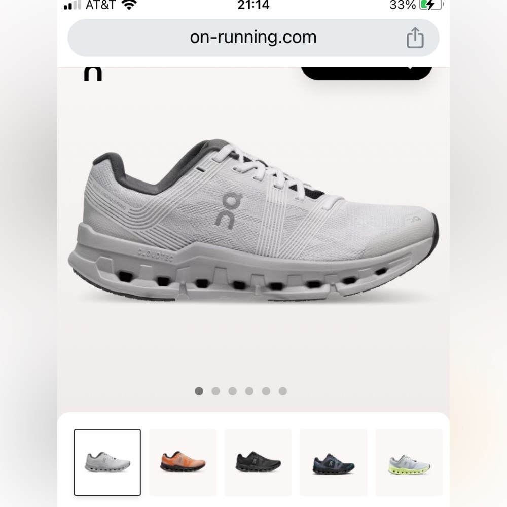 NWT On Cloudgo size 8 white/glacier